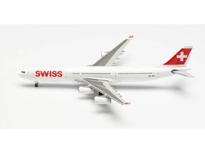 Herpa 524971-001 Swiss International Air Lines Airbus A340-300