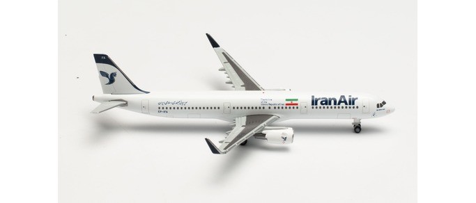 Herpa 535458 Iran Air Airbus A321 &ndash; EP-IFA