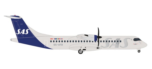 Herpa 535472 SAS Scandinavian Airlines ATR-72-600 &ndash; ES-ATD &ldquo;Skjalm Viking&rdquo;