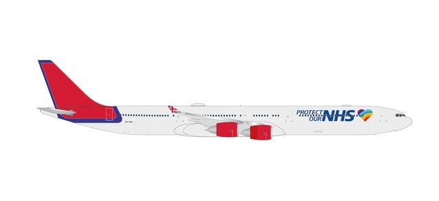 Herpa 535496 Maleth Aero Airbus A340-600 &ldquo;Protect...