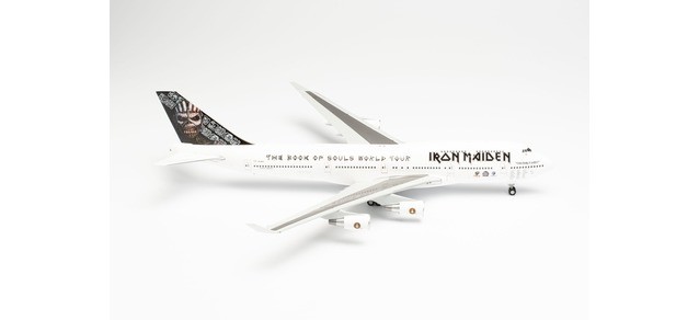 Herpa 571609 Iron Maiden (Air Atlanta Icelandic) Boeing 747-400 &ldquo;Ed Force One&rdquo; - The Book of Souls World Tour 2016 &ndash; TF-AAK