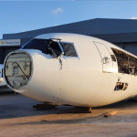 Aviationtag - Schl&uuml;sselanh&auml;nger aus original Flugzeughaut - Thomas Cook Airbus A330 - G-MLJL white