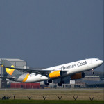 Aviationtag - Thomas Cook Airbus A330 - G-MLJL (yellow) - Schl&uuml;sselanh&auml;nger aus original Flugzeughaut -