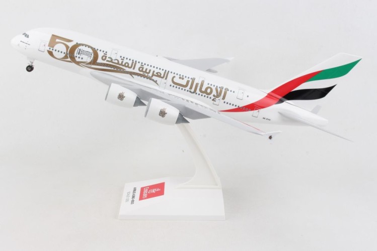 Skymarks Airbus A380-800 Emirates &quot;50th Anniversary&quot; Scale 1/200 w/gear