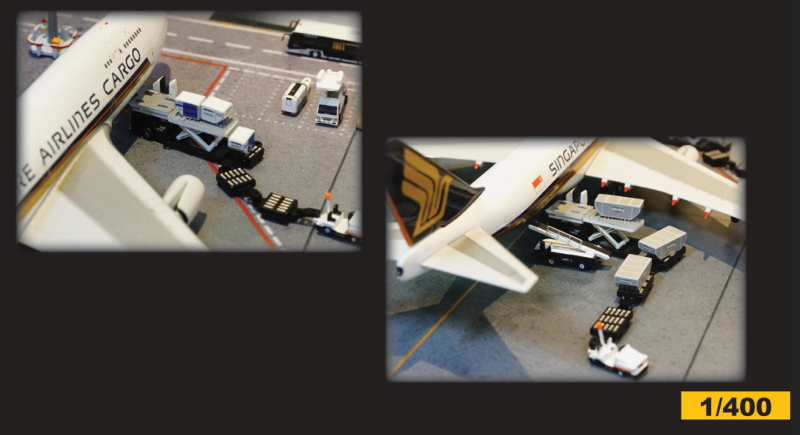 Cargo Set (Singapore Airlines) Scale 1/400