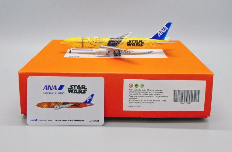 NG Model Boeing 777-200ER All Nippon Airways &quot;Star Wars&quot; JA743A Scale 1/400