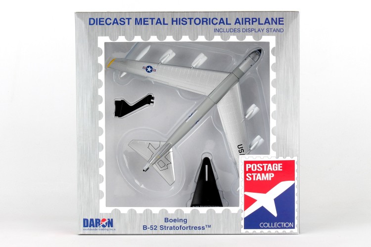 POSTAGE STAMP Boeing B-52 Stratofortress USAF Silver Scale 1/300