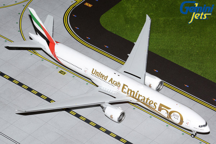 GeminiJets G2UAE1055 Boeing 777-300ER Emirates &quot;50th...