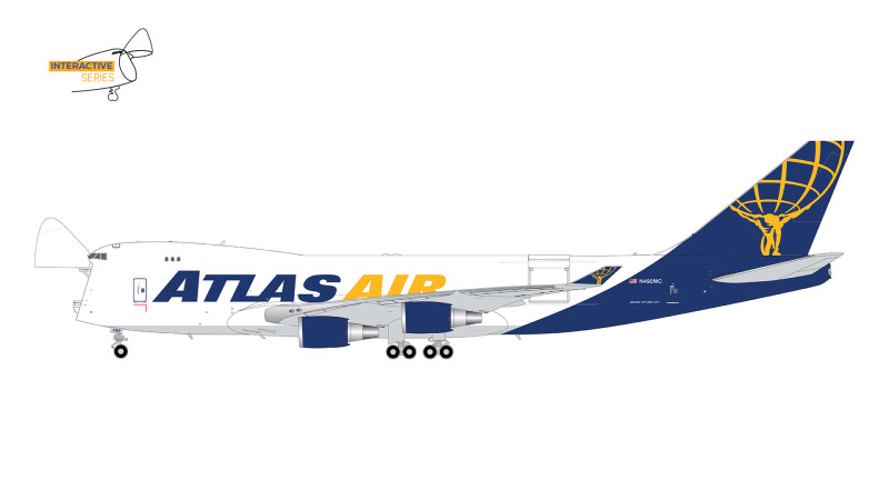 GeminiJets G2GTI931 Boeing 747-400ERF Atlas Air...