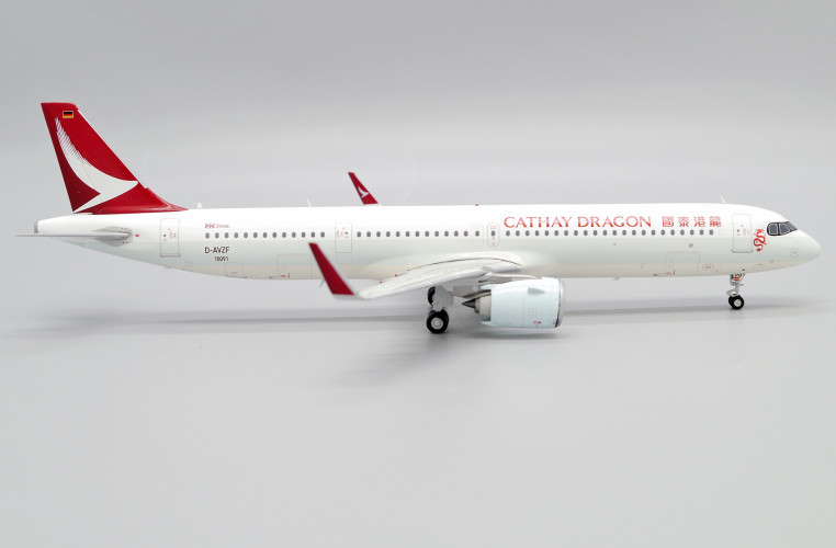 JC Wings Airbus A321neo Cathay Dragon &quot;Test Registration&quot; D-AVZF Scale 1/200