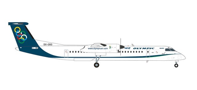 Herpa 571661 Olympic Air Bombardier Q400 - SX-OBG - luftfahrtshop.de