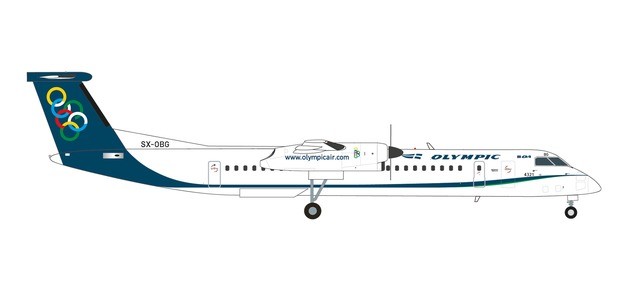 Herpa 571661 Olympic Air Bombardier Q400 - SX-OBG