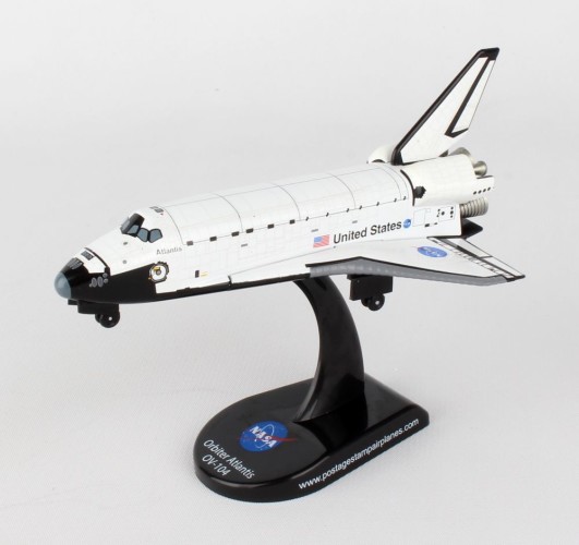 POSTAGE STAMP Space Shuttle Atlantis Scale 1/300