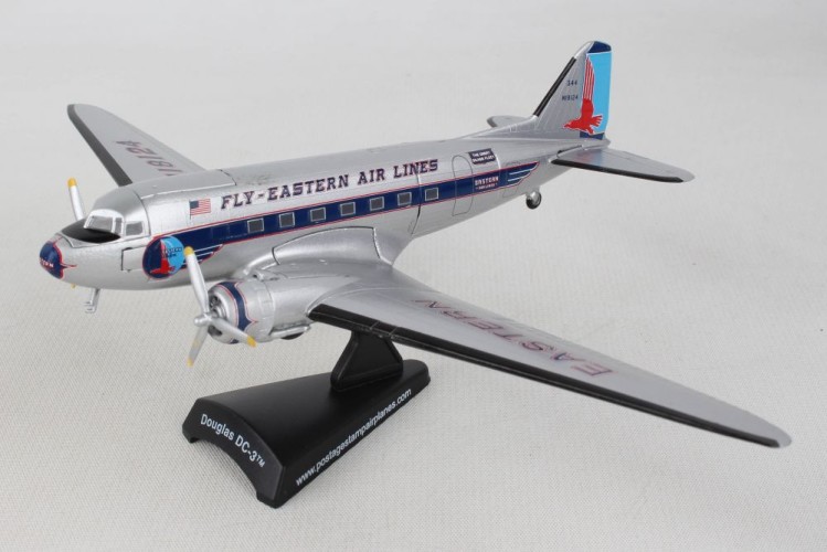 POSTAGE STAMP Douglas DC-3 Eastern Scale 1/144