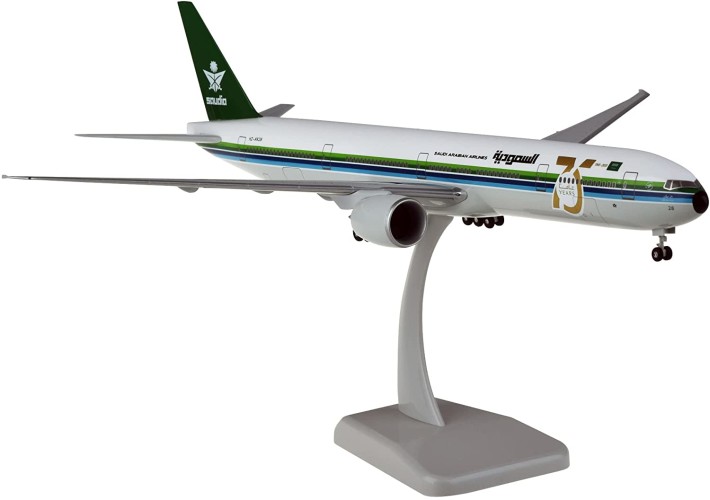 Hogan Boeing 777-300ER Saudia &quot;75TH Anniversary&quot; HZ-AK28 Scale 1:200