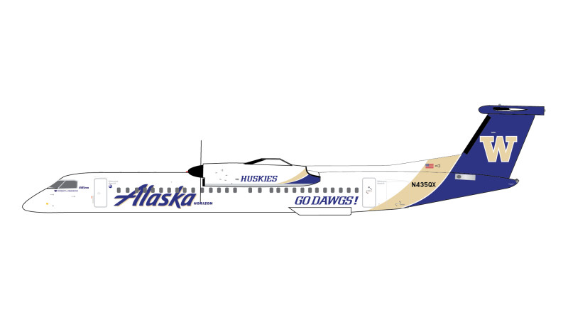 GeminiJets GJASA2027 Bombardier Dash 8Q-400 Alaska...
