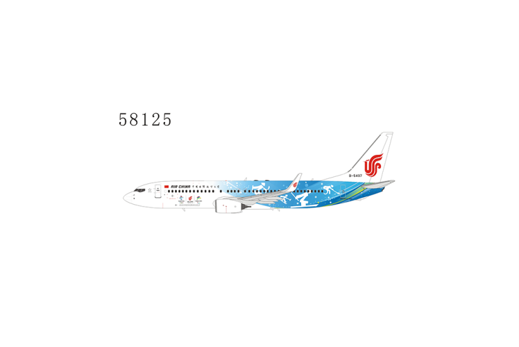 NG Model Boeing 737-800/w Air China &quot;2022 Beijing Olympic Winter Games cs #2&quot; B-5497 Scale 1/400