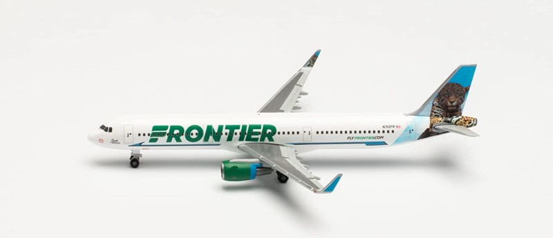 Herpa 535847 Frontier Airlines Airbus A321 - N712FR...