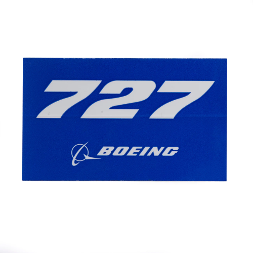 Boeing 727 Sticker Blue