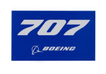 Boeing 707 Sticker Blue