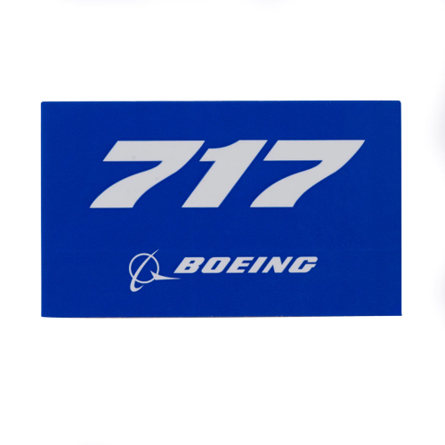 Boeing 717 Sticker Blue