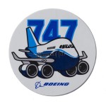 Boeing Pudgy 747 Sticker