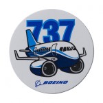 Boeing Pudgy 737 Sticker