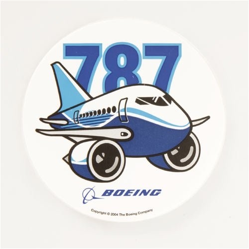 Boeing Pudgy 787 Sticker