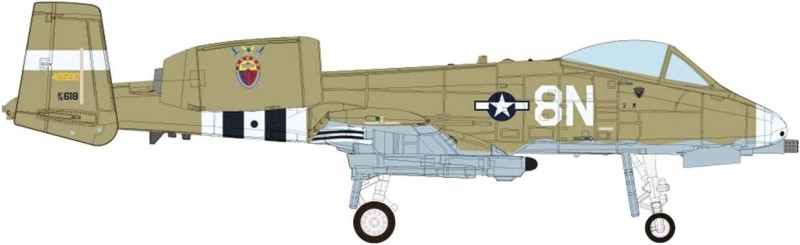 Herpa 572330 US Air Force Fairchild A-10C Thunderbolt II...