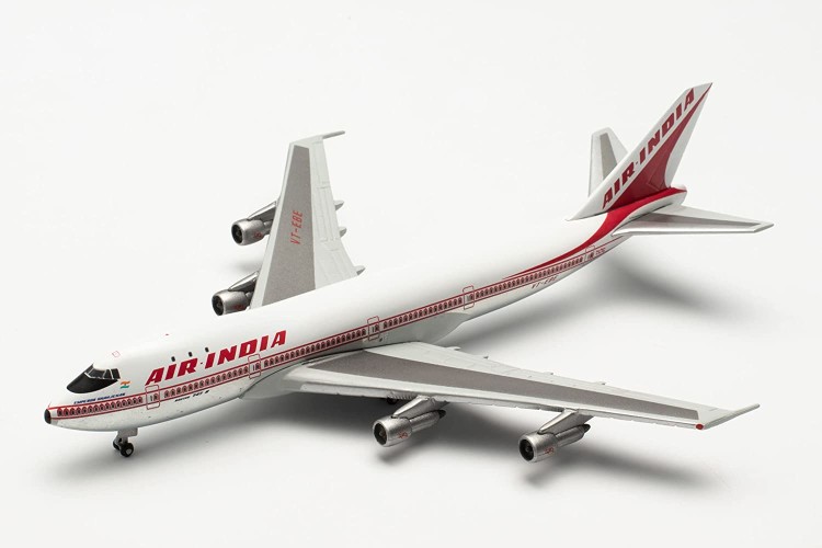 Herpa 535892 Air India Boeing 747-200 - 50 Years of 747 Introduction - VT-EBE &ldquo;Emperor Shahjehan&rdquo;