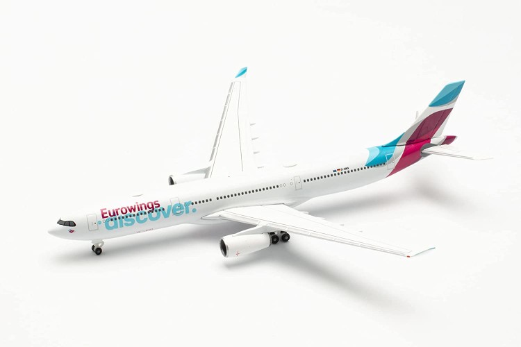 Herpa 536295 Eurowings Discover Airbus A330-300 &ndash;...