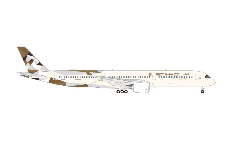 Herpa 536639 Etihad Airways Airbus A350-1000 &ndash; A6-XWA