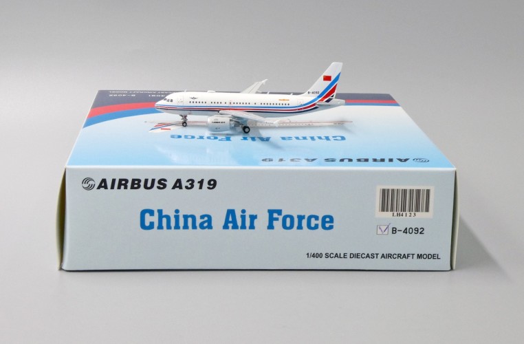 JC Wings Airbus A319 China Air Force B-4092 Scale 1/400