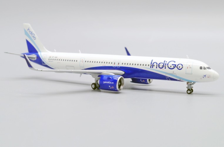 JC Wings Airbus A321-200NX IndiGo Airlines &quot;1000th NEO&quot; VT-IUH Scale 1/400