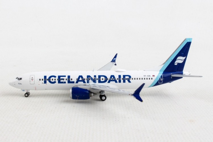 GeminiJets GJICE2123 Boeing 737-MAX8 Icelandair &quot;new blue livery&quot; TF-ICE Scale 1/400