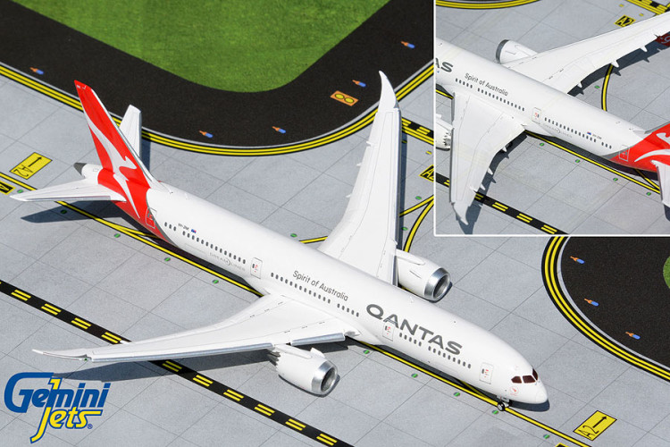 GeminiJets GJQFA1995F Boeing 787-9 Qantas Airways Flaps...