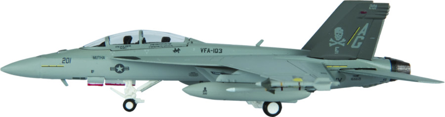 Hogan McDonnell Douglas F/A-18F Hornet US Navy VFA-103 &quot;Jolly Rogers&quot;, AG 201 Scale 1/200