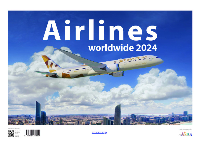 Airlines worldwide - Wandkalender 42x30 cm