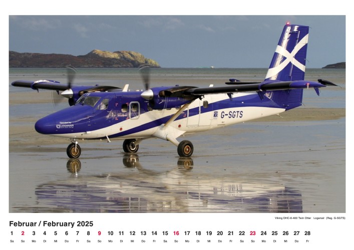 Airlines worldwide 2025 - Wandkalender 42x30 cm