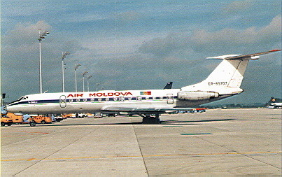 AK Air Moldova - Tupolev Tu-134 #135
