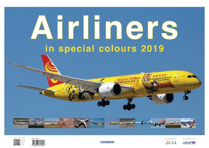 Abonnement &quot;Airliners in special colors&quot; Kalender