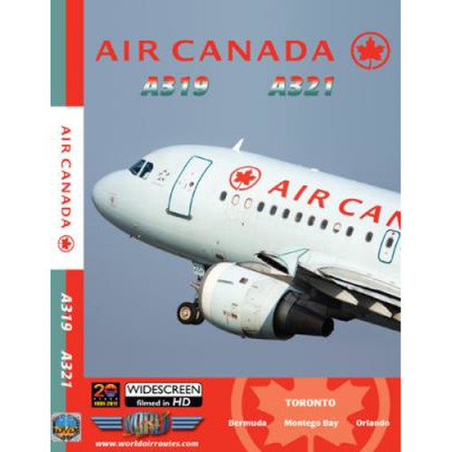 Air Canada DVD - Airbus A319, Airbus A321