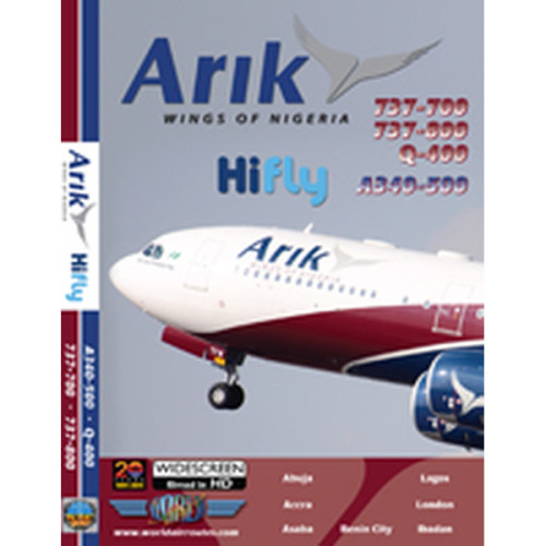 Arik DVD - Boeing 737-700/-800, Q-400, Airbus A340-500