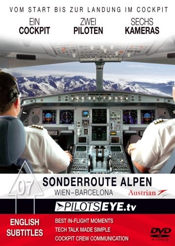 BARCELONA |:| Sonderroute Alpen |:| DVD |:| Cockpitflight Austrian | Airbus A320 &amp; A321 |